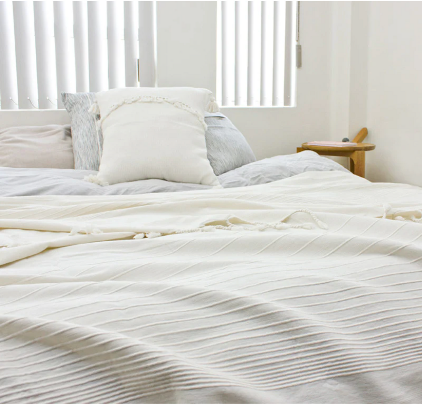 Cubrecama/colcha 100% algodón peinado